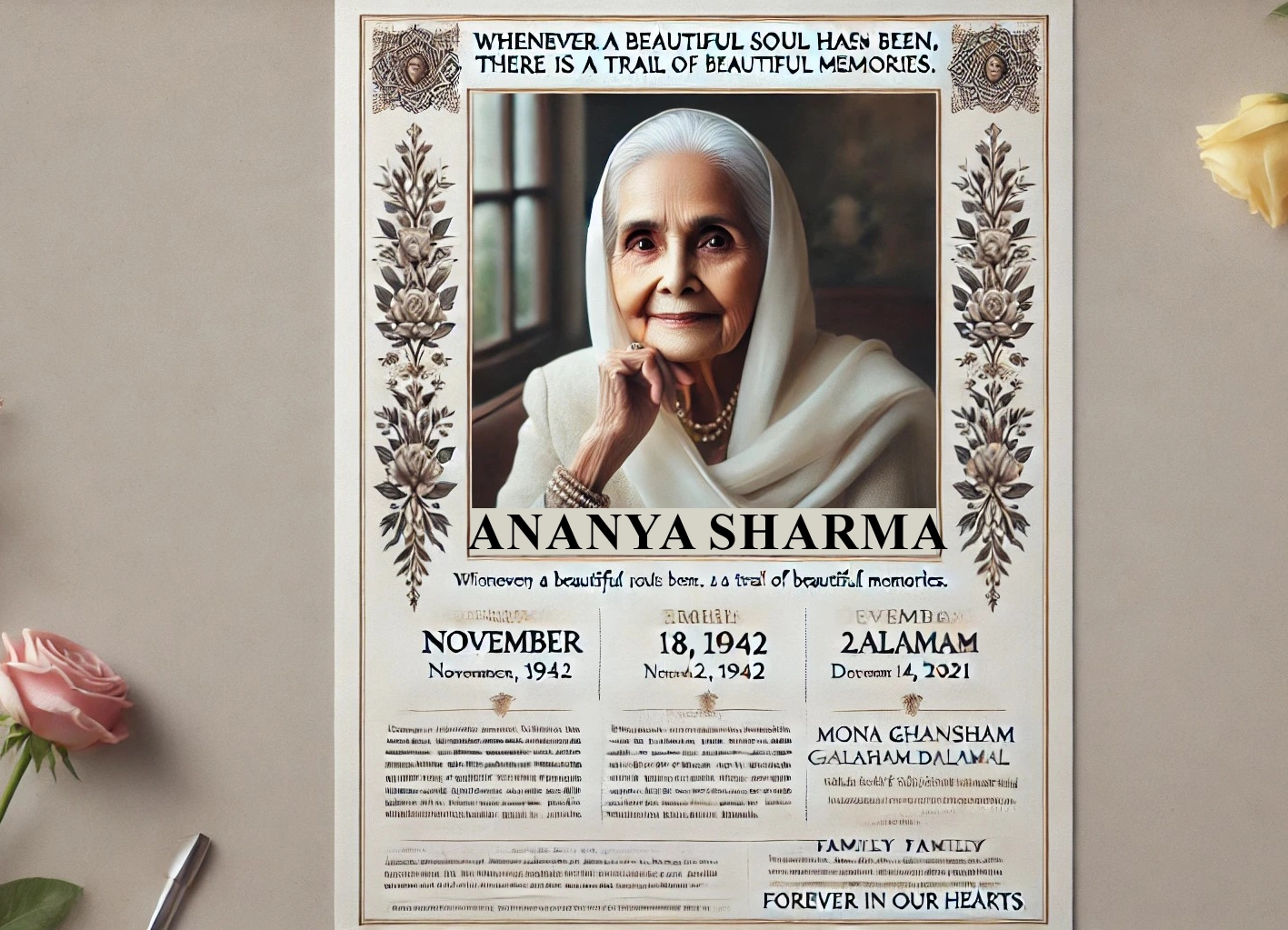 Remembrance ads in local and national newspapers Remembrance ad Rates for 2023